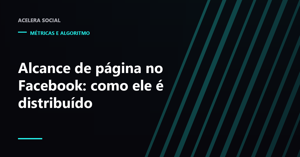Feed do Facebook com publicações de páginas competindo por espaço com posts de amigos
