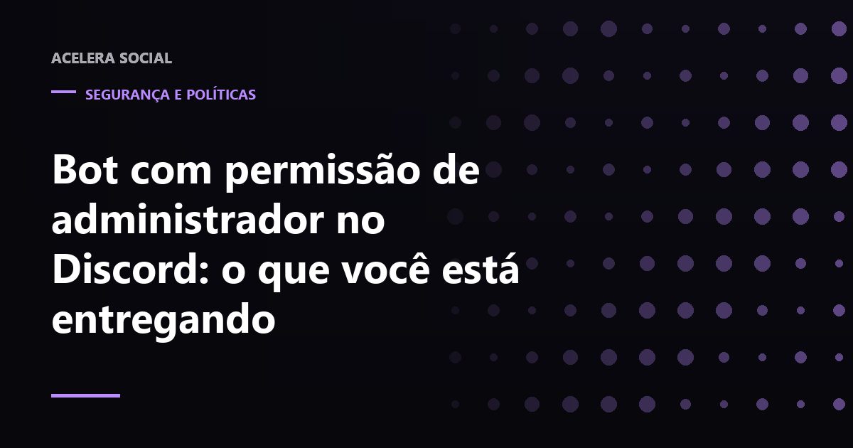 Tela de autorização de aplicativo com a linha Administrador destacada acima das demais permissões