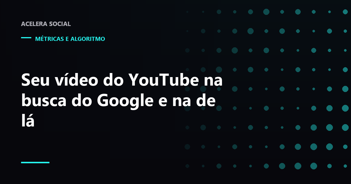 Um mesmo vídeo refletido em duas vitrines de resultado lado a lado, uma com miniaturas e outra com linhas de texto