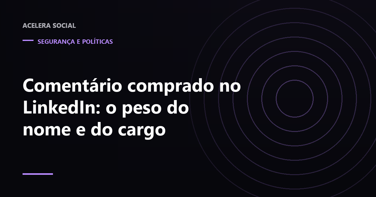 Fio de comentários de uma publicação profissional com cargo e empresa destacados ao lado de cada autor