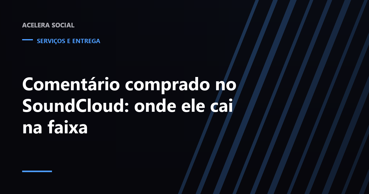 Onda sonora de uma faixa com vários avatares de comentário amontoados no início e o resto da onda vazio