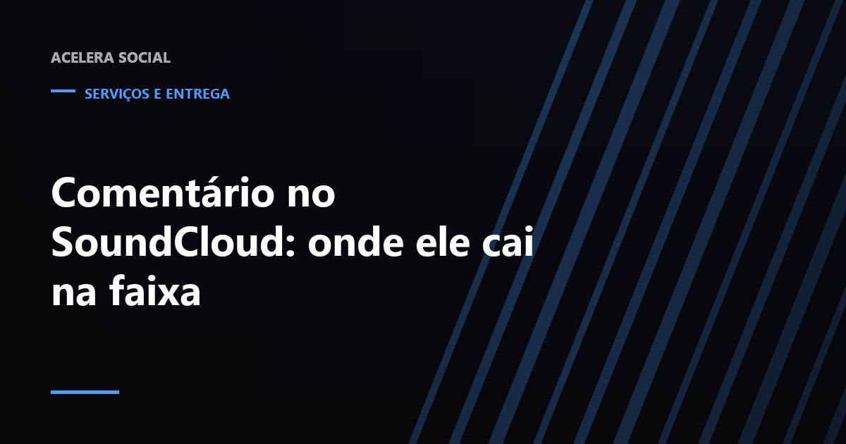 Onda sonora de uma faixa com vários avatares de comentário amontoados no início e o resto da onda vazio
