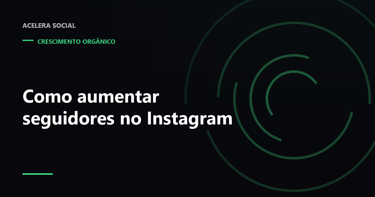 Funil simplificado mostrando alcance no topo, visita ao perfil no meio e novo seguidor na base