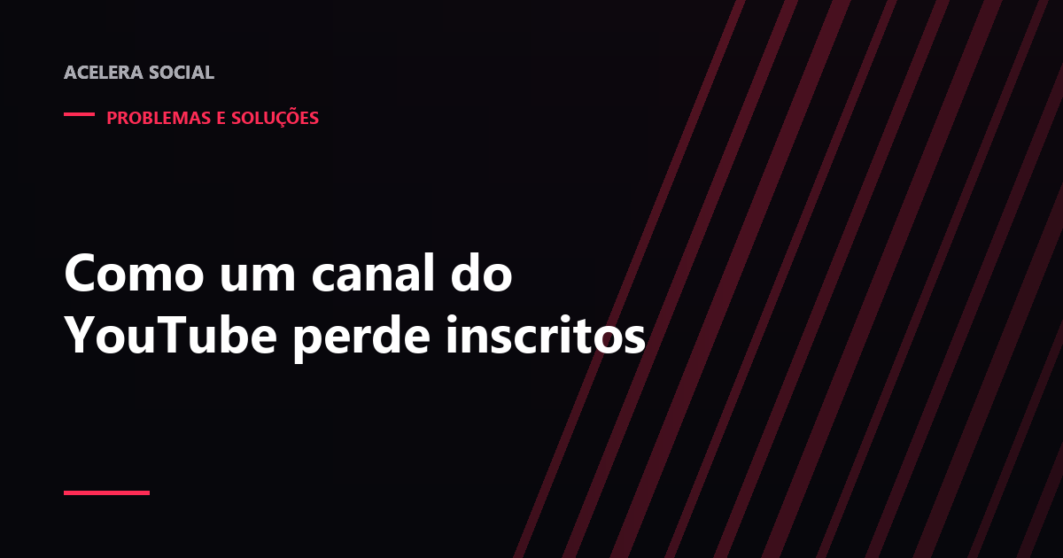 Contador de inscritos recuando com um filtro removendo contas inativas