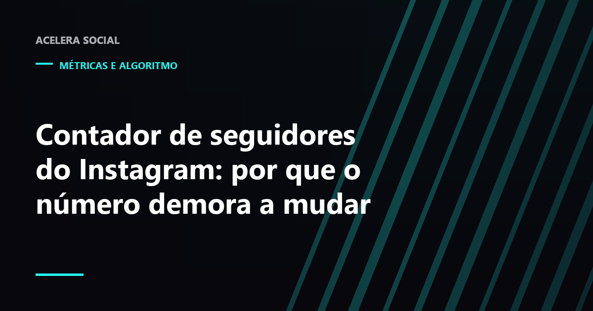 Contador de seguidores de um perfil com o último dígito desfocado, sugerindo atraso na atualização