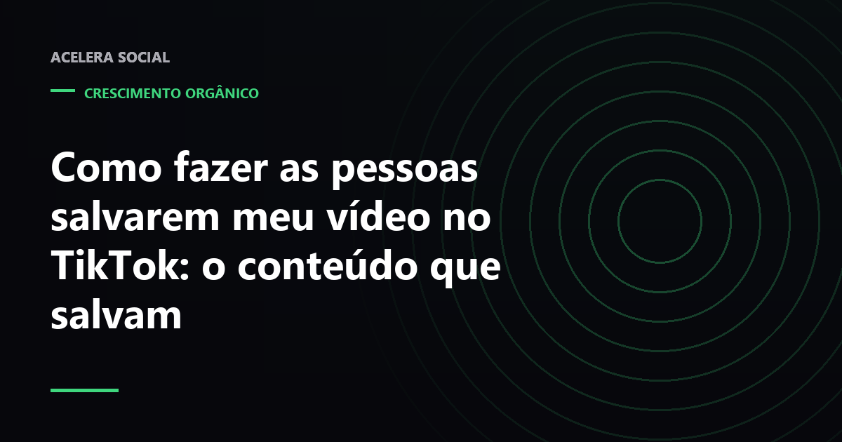 Tela de celular com vídeo pausado, lista numerada sobreposta e o ícone de salvar em destaque