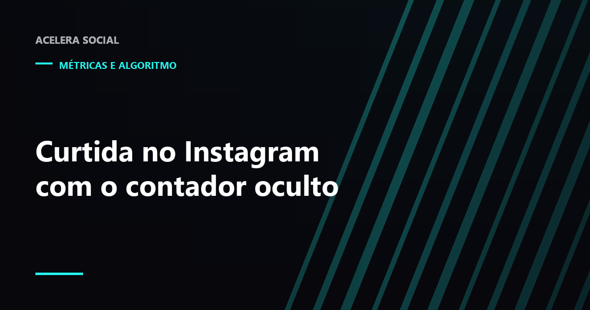 Publicação de Instagram com o coração aceso e o espaço do número de curtidas apagado