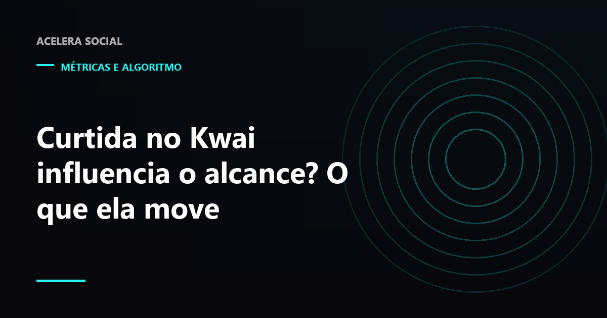 Tela vertical do Kwai com o contador de curtidas destacado na lateral e dois vídeos do mesmo perfil lado a lado para comparação