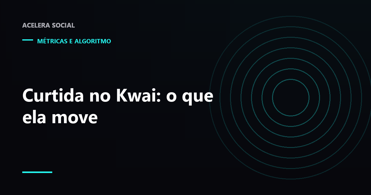 Tela vertical do Kwai com o contador de curtidas destacado na lateral e dois vídeos do mesmo perfil lado a lado para comparação