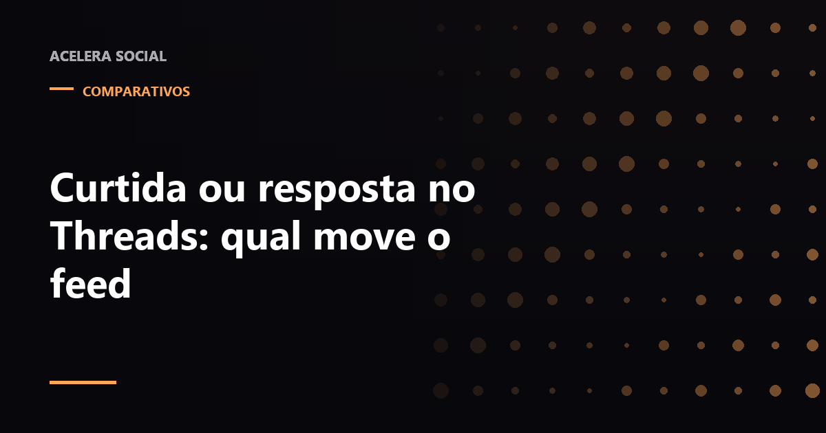 Post de texto com um coração de um lado e uma cadeia de respostas encadeadas do outro