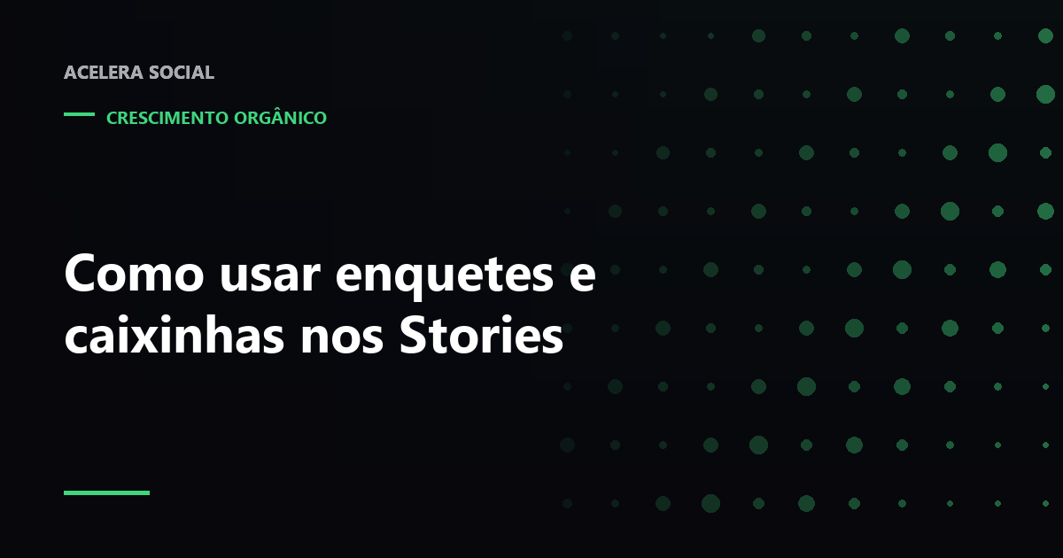 Tela vertical de Story com enquete, quiz e caixinha de perguntas empilhados sobre um vídeo