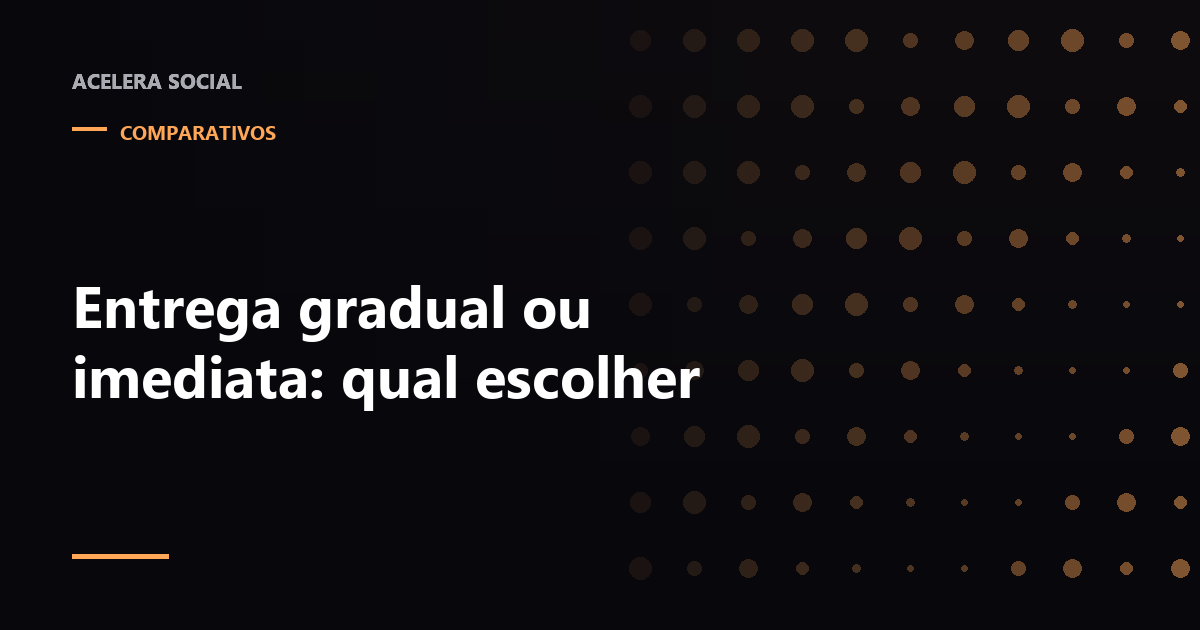 Duas linhas do tempo paralelas, uma com um salto abrupto e outra com subida escalonada
