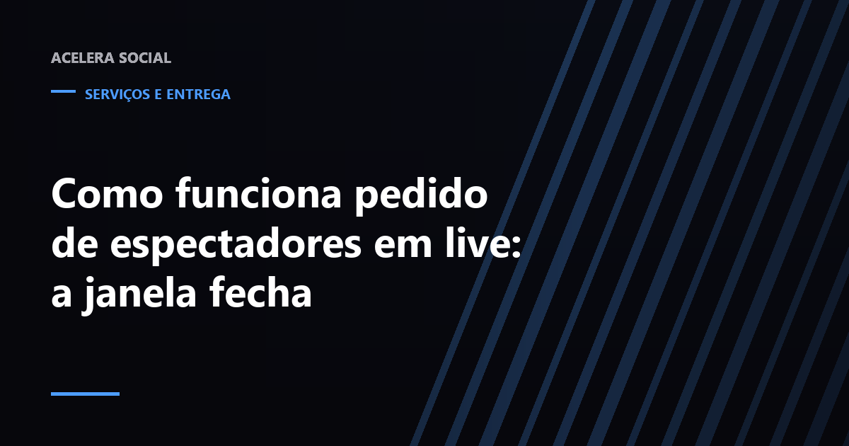 Tela de transmissão ao vivo com contador de espectadores ao lado de um cronômetro correndo