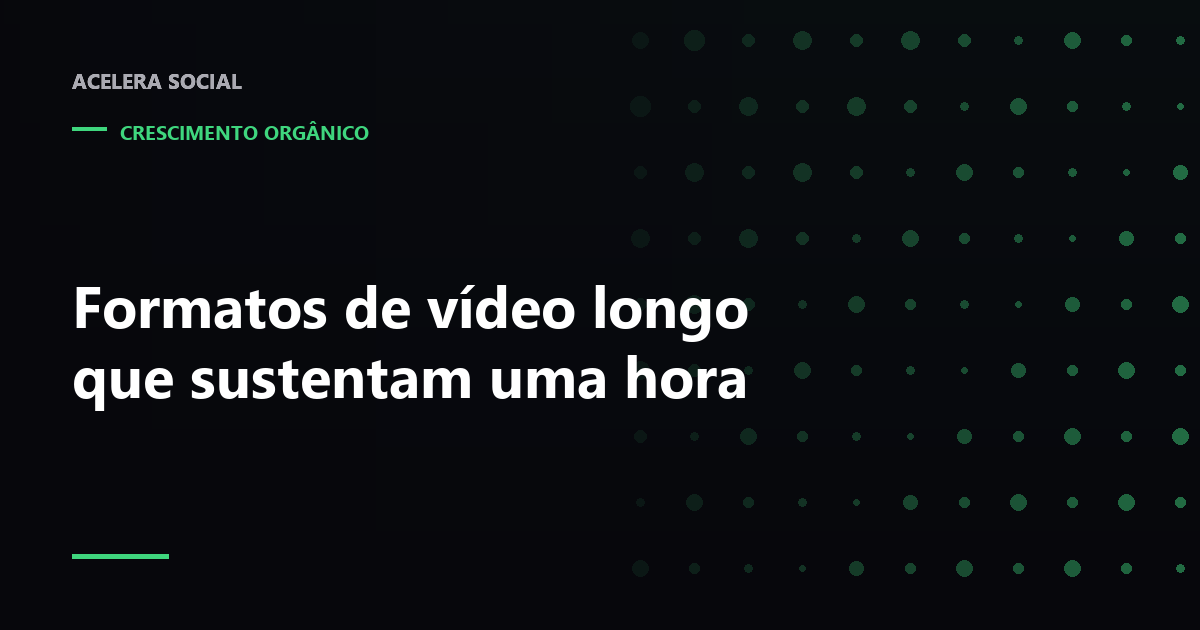 Linha do tempo de um vídeo dividida em blocos numerados, com marcadores de capítulo espalhados ao longo de uma hora