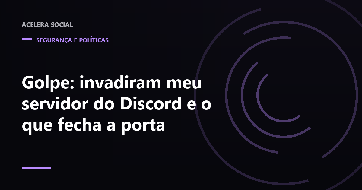 Painel de configurações de segurança de um servidor com os convites pausados e uma lista de webhooks marcada para remoção