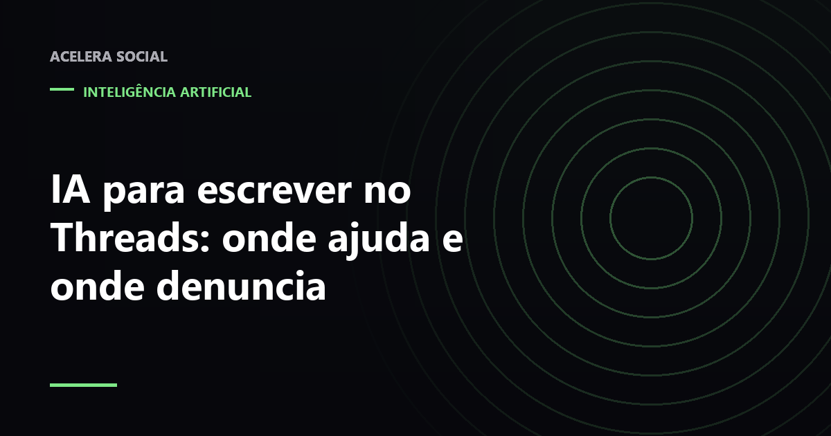 Tela de celular com um rascunho de post curto e marcações de revisão feitas à mão