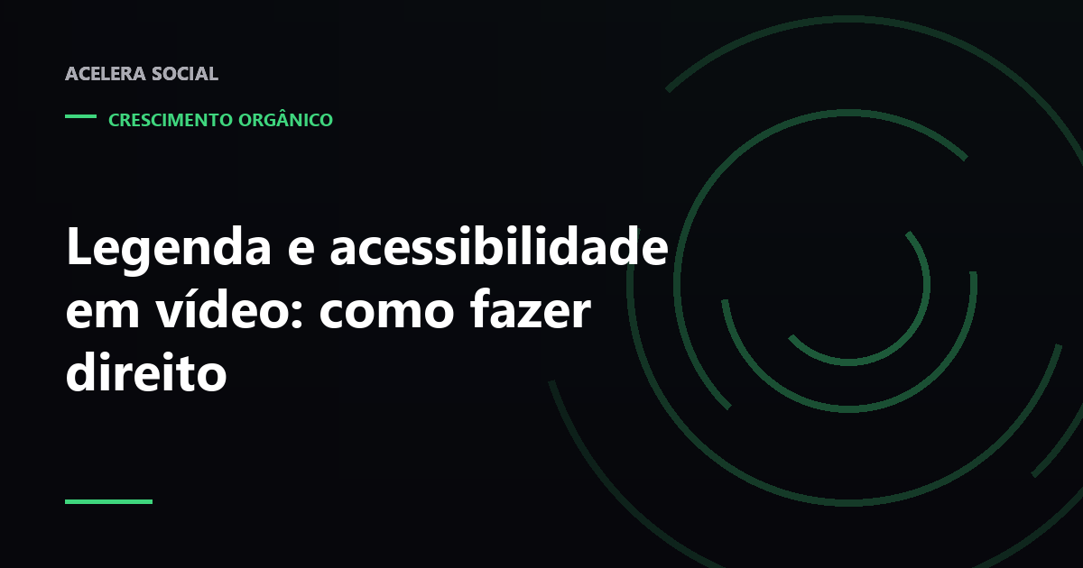 Celular na vertical com bloco de legenda no terço central e a coluna de botões da plataforma cobrindo a lateral e o rodapé