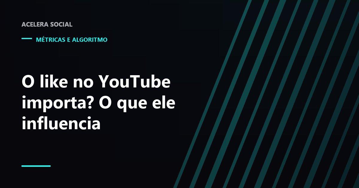 Botão de like do YouTube ao lado de uma curva de retenção com peso maior