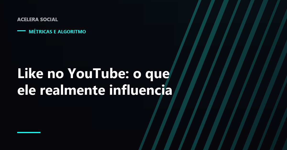 Botão de like do YouTube ao lado de uma curva de retenção com peso maior