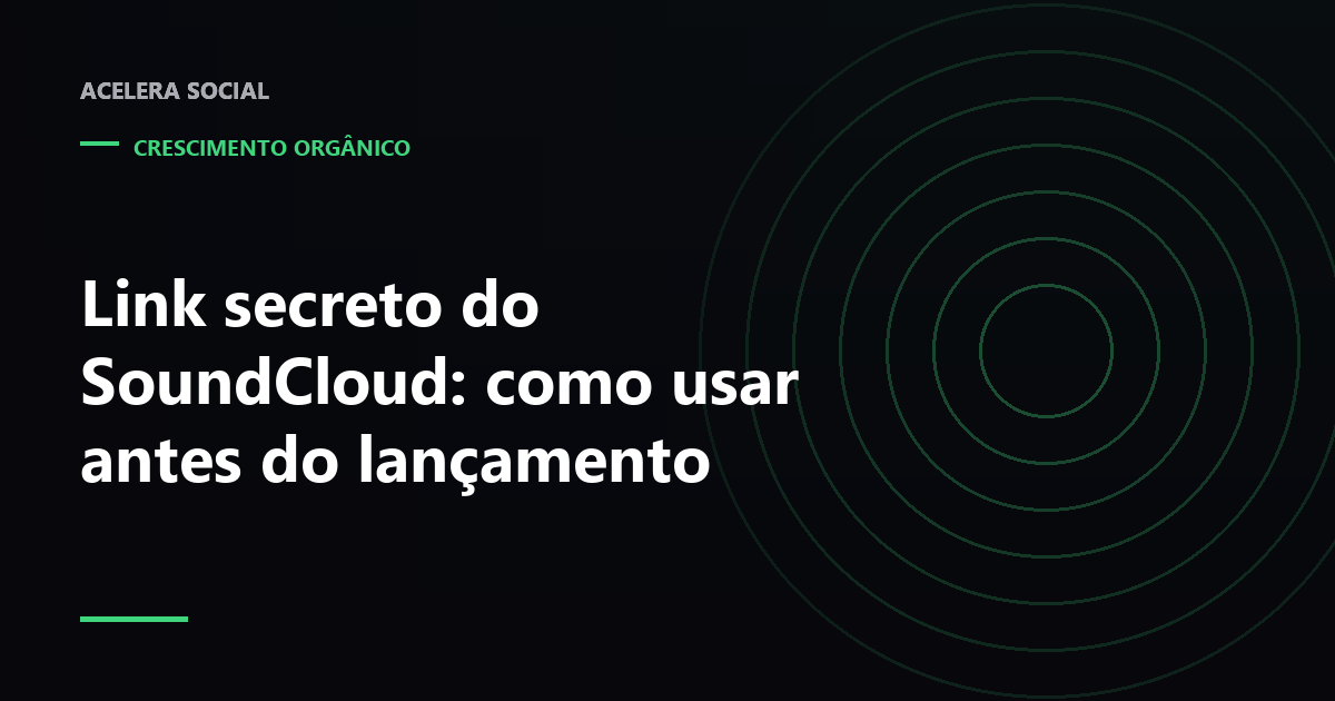 Controle de privacidade de uma faixa de áudio com endereço de compartilhamento restrito na tela