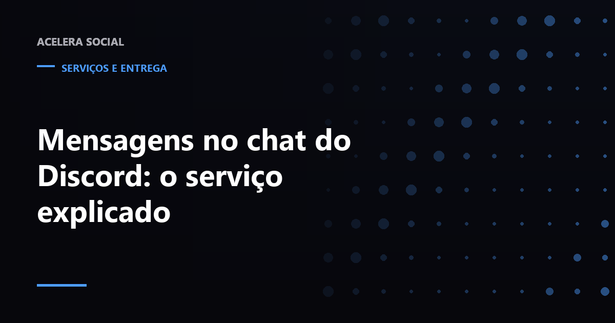 Canal de texto do Discord com mensagens recentes subindo na tela e a lista de nomes do servidor ao lado