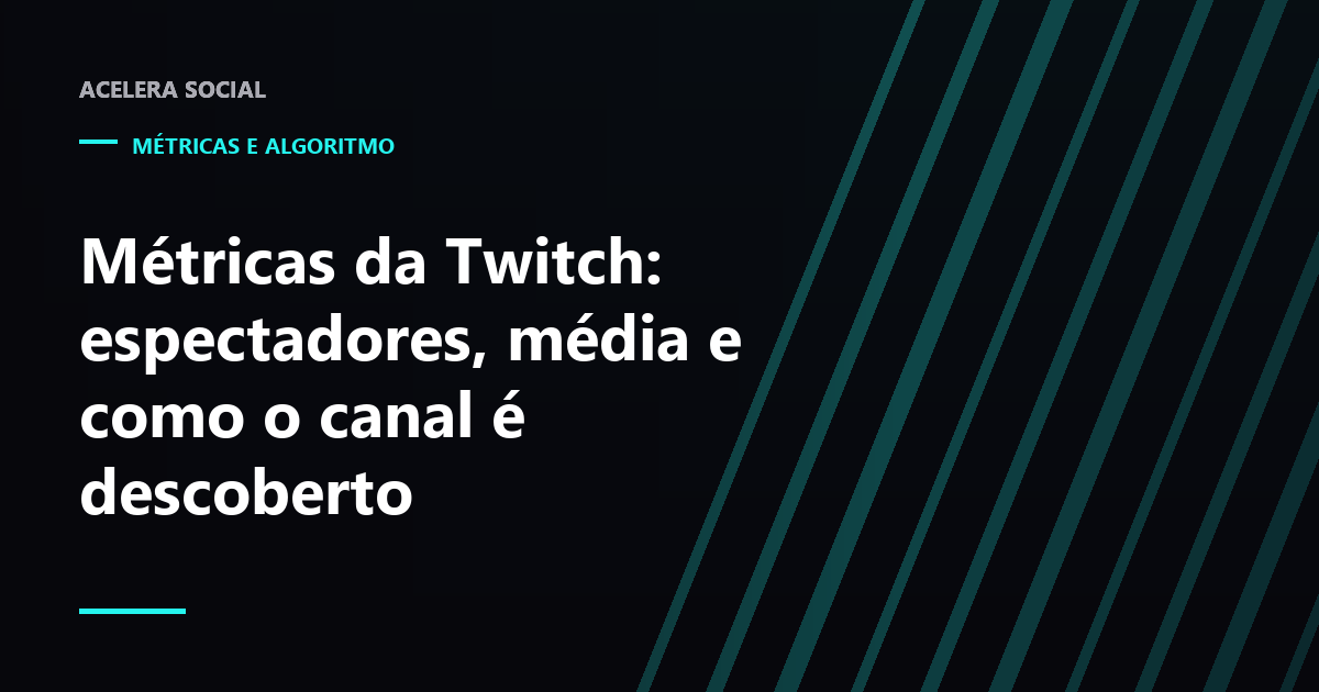 Painel de transmissão com curva de espectadores simultâneos e destaque para a média