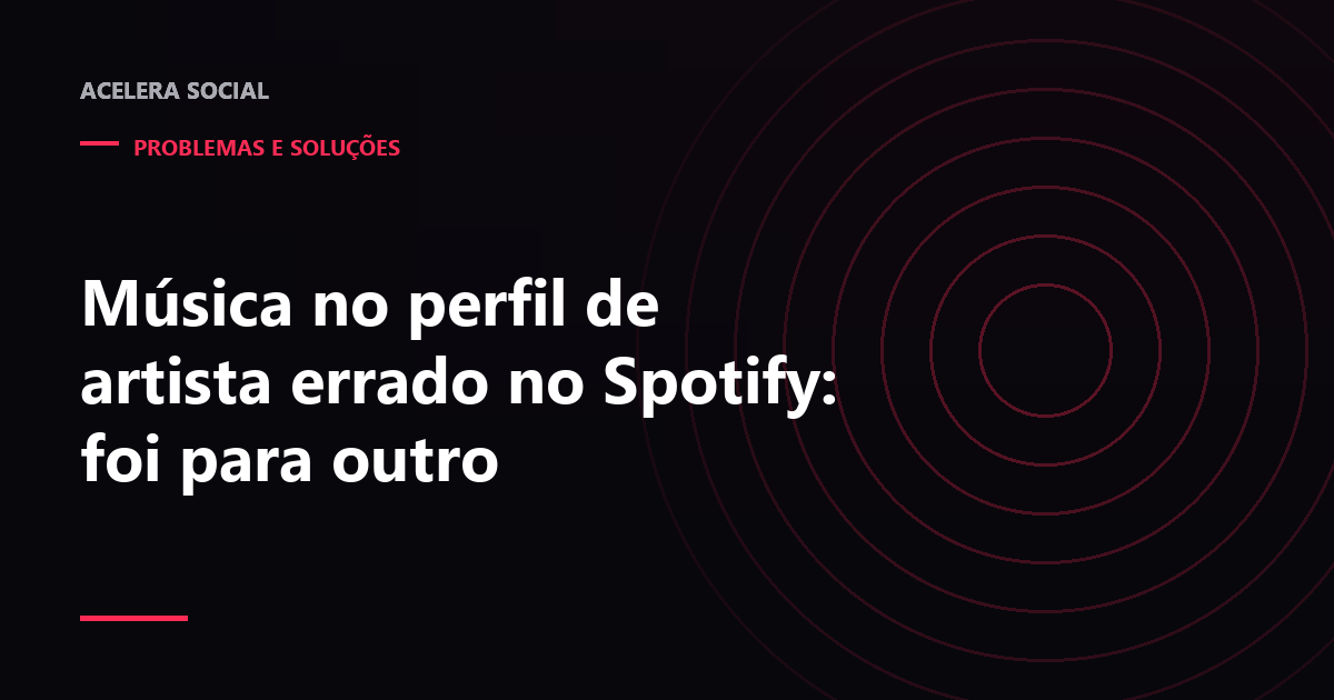 Duas páginas de artista com o mesmo nome abertas lado a lado num aplicativo de streaming