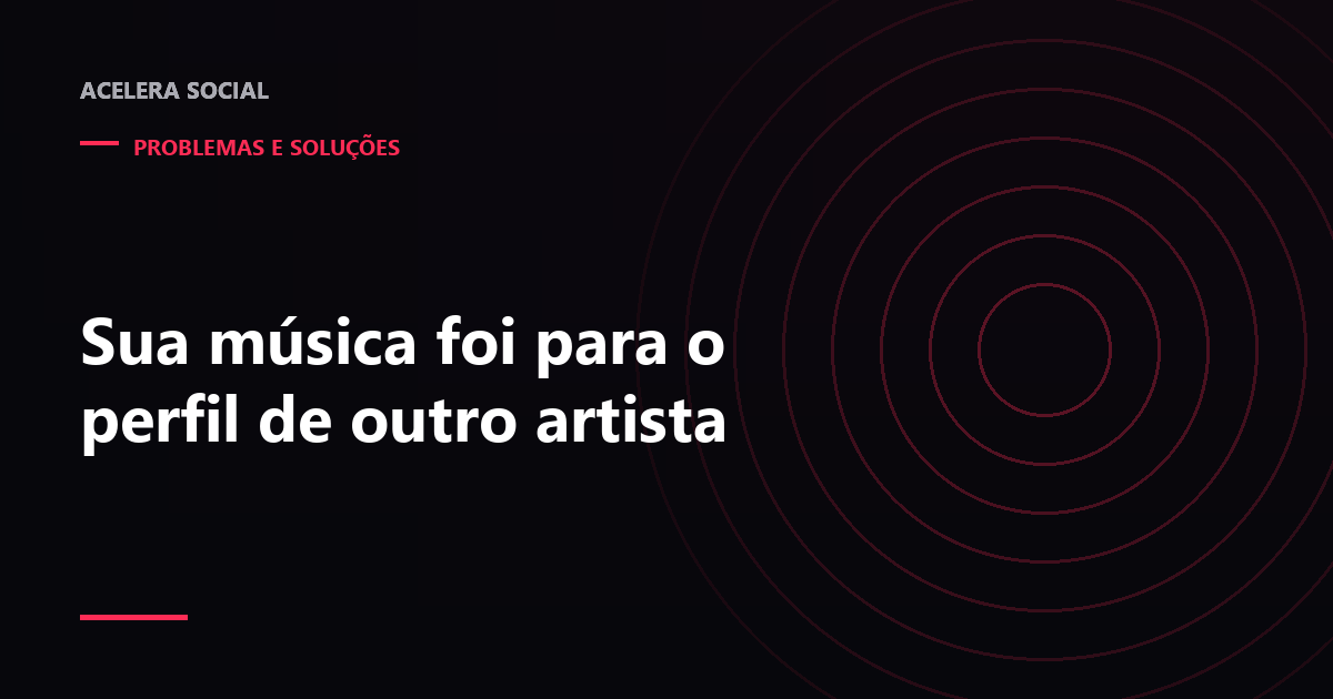 Duas páginas de artista com o mesmo nome abertas lado a lado num aplicativo de streaming