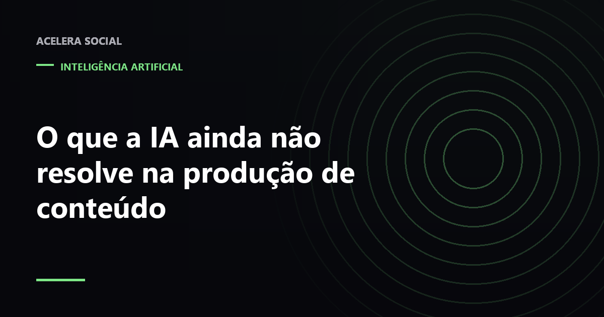 Área de sobreposição entre o que a IA produz e o que só a experiência própria fornece