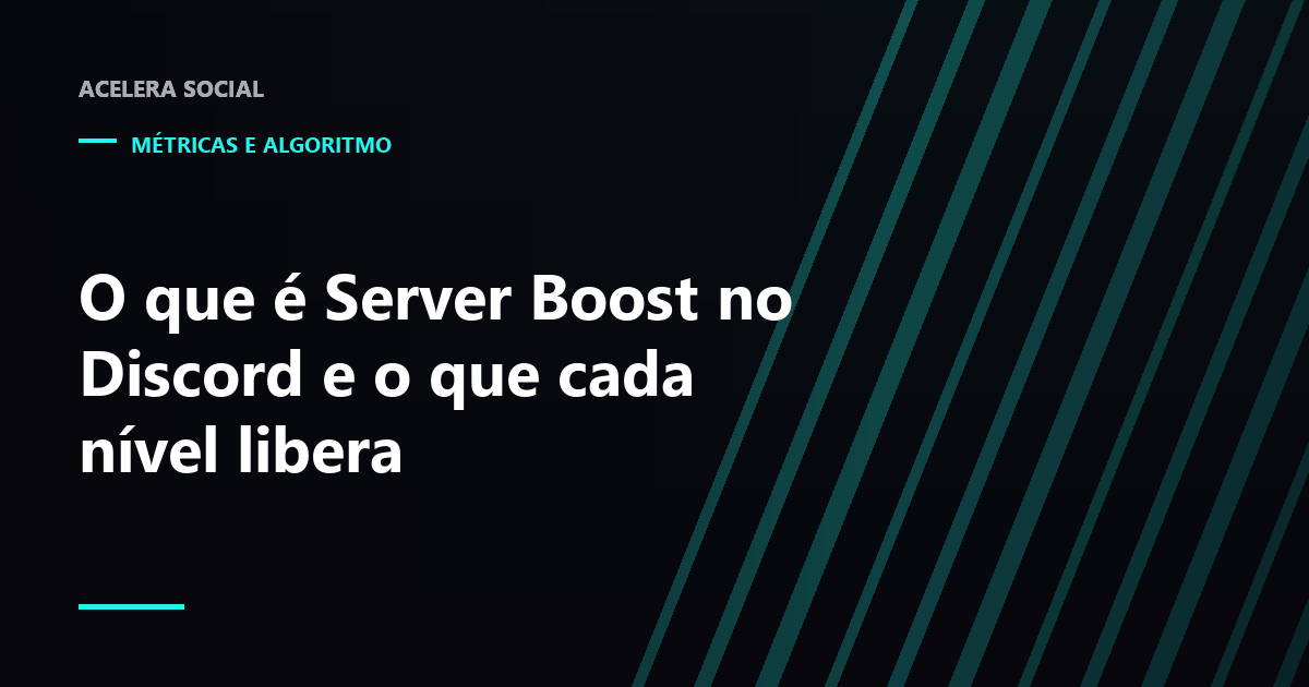 Aba de boosts de um servidor do Discord com a barra de progresso até o próximo nível