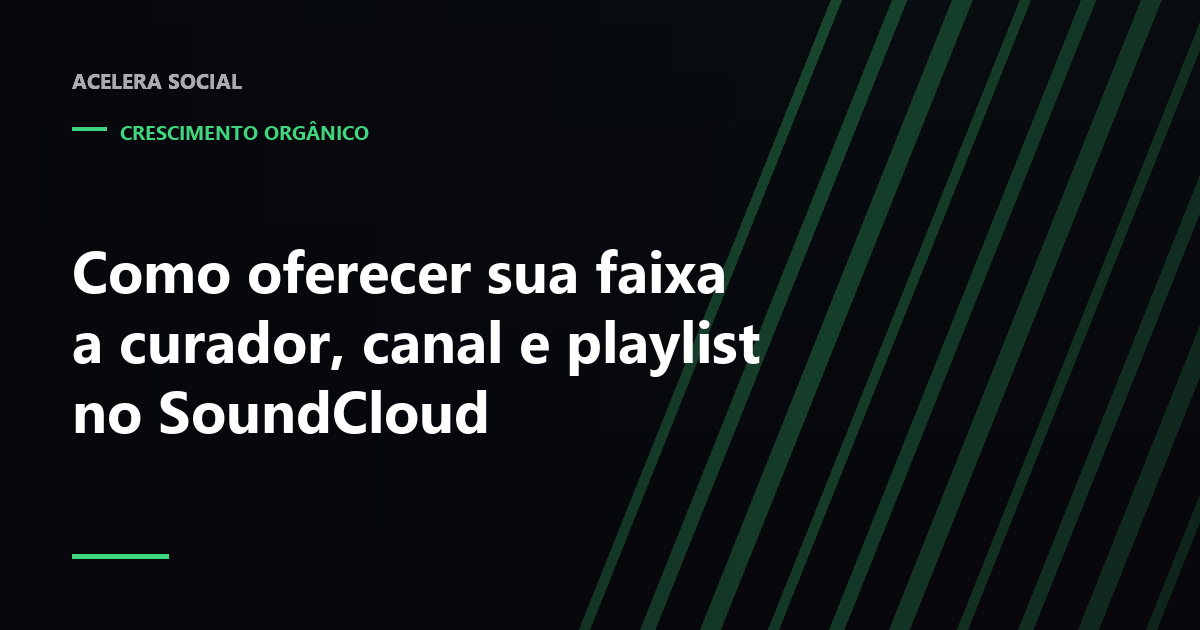 Tela de mensagem direta aberta ao lado da forma de onda de uma faixa, com um link de prévia colado no texto