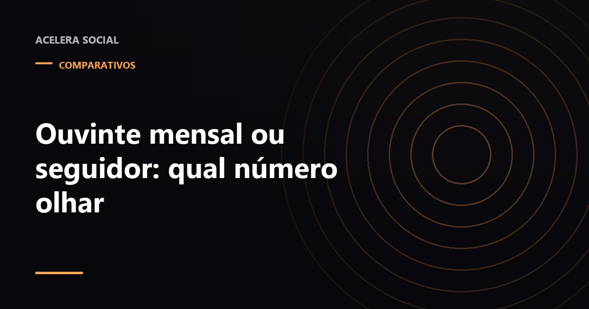 Dois contadores lado a lado no perfil de um artista, um com seta oscilando e outro com seta subindo em degraus