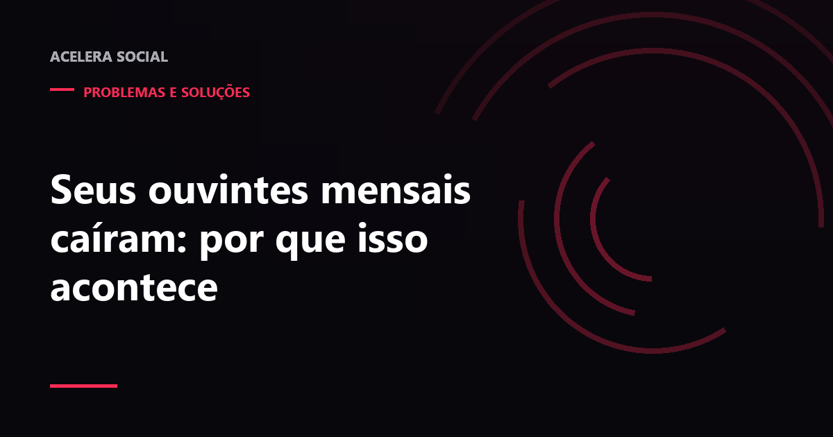 Curva de streams diários com um pico marcado e, quase um mês depois, um degrau para baixo no total do período