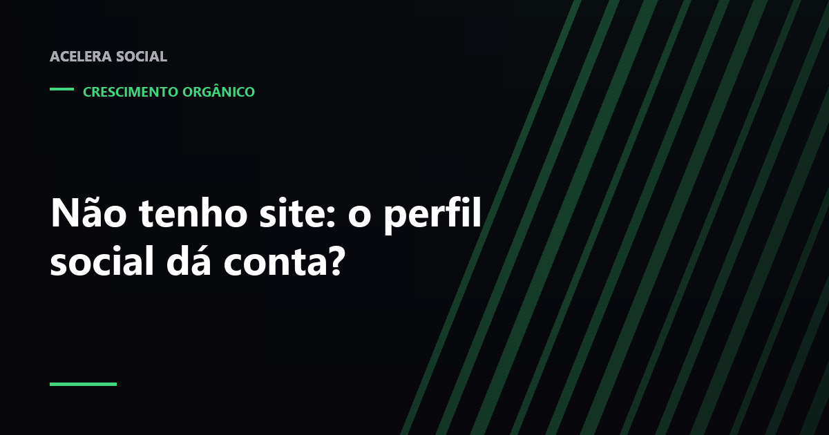 Fachada de um negócio pequeno onde a placa de endereço foi substituída pelo ícone de um perfil