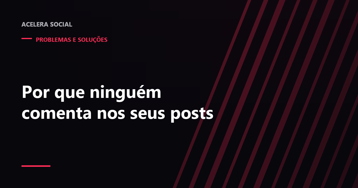 Publicação com muitas curtidas e o campo de comentários vazio em destaque