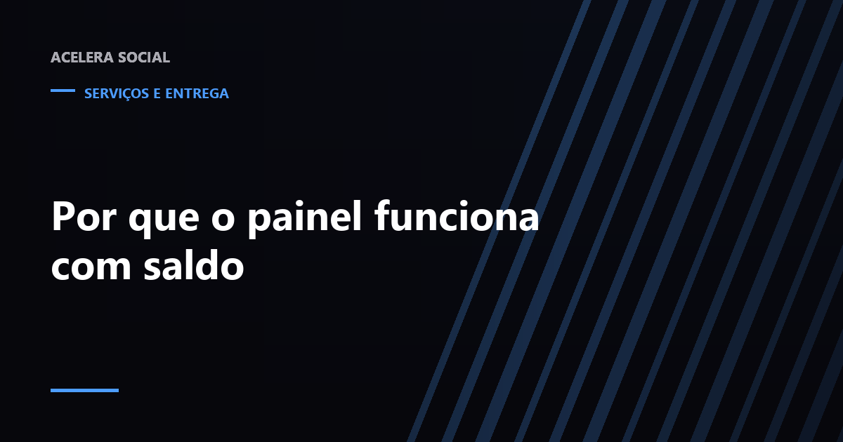 Conta de painel com um campo de crédito de um lado e uma fila de pedidos descontando dele do outro