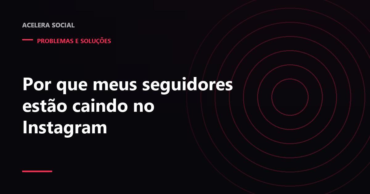 Gráfico descendente de seguidores com pontos destacando quedas em degraus