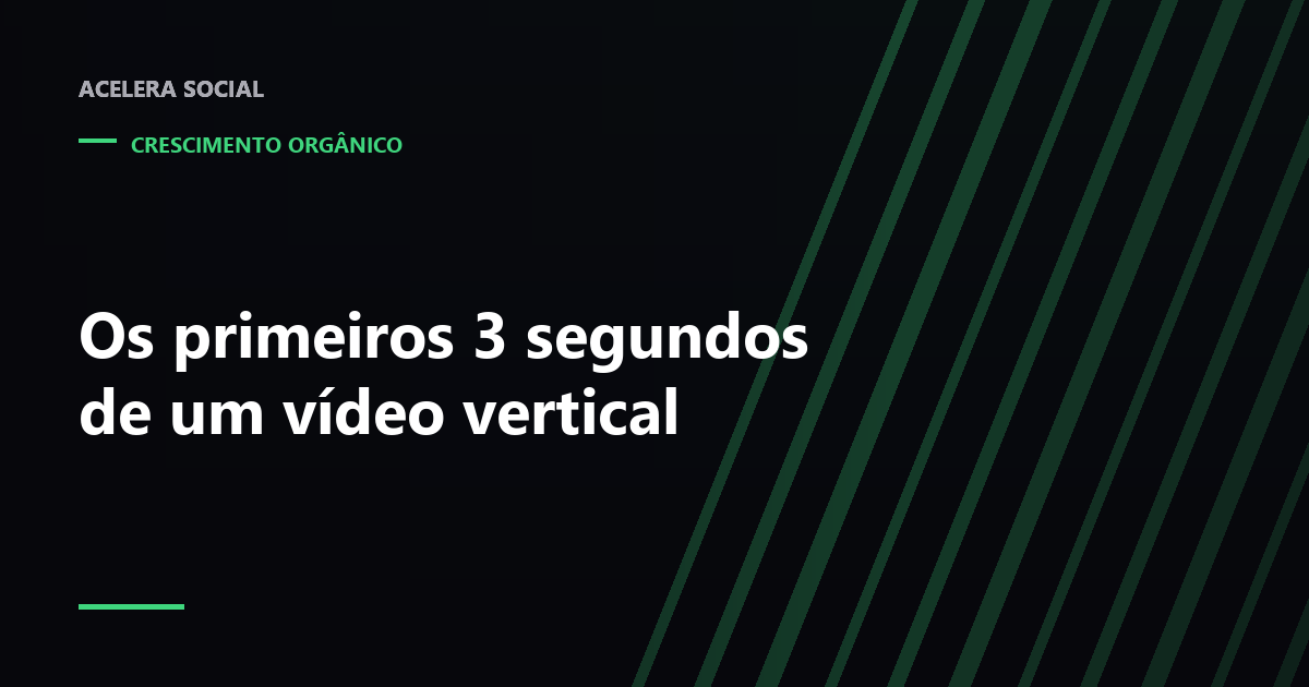 Linha do tempo de um vídeo com os três primeiros segundos ampliados e destacados