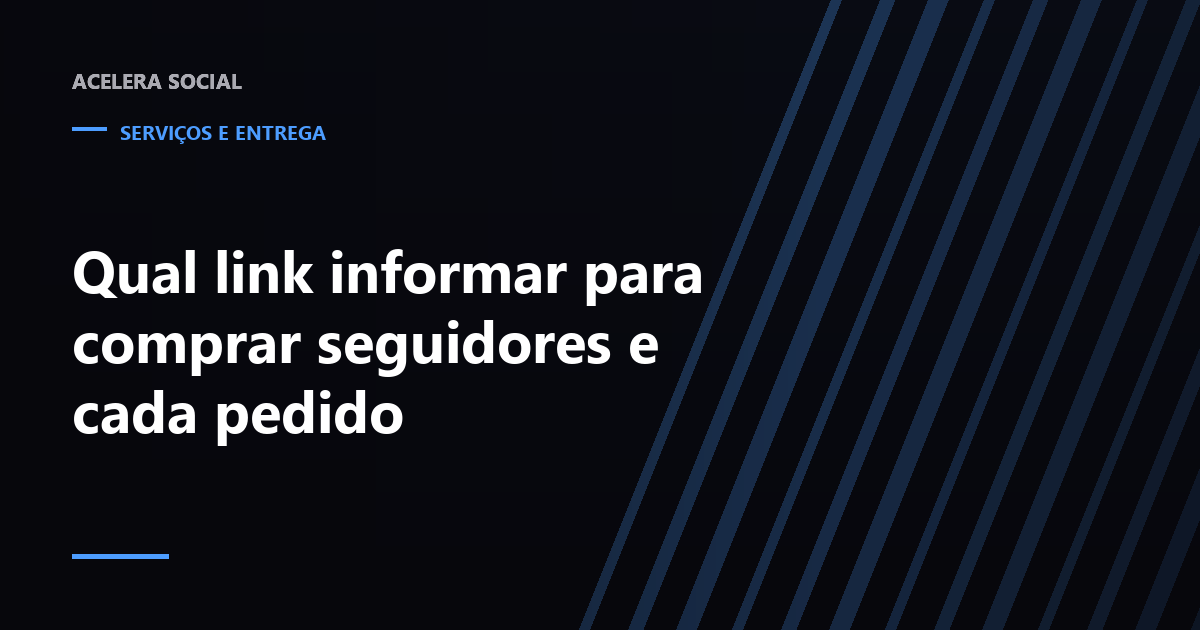 Dois campos de endereço lado a lado, um marcado como perfil e outro como publicação