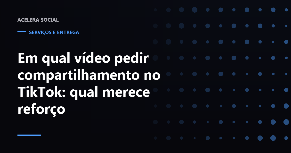 Grade de vídeos de um perfil do TikTok com um deles destacado e os outros esmaecidos