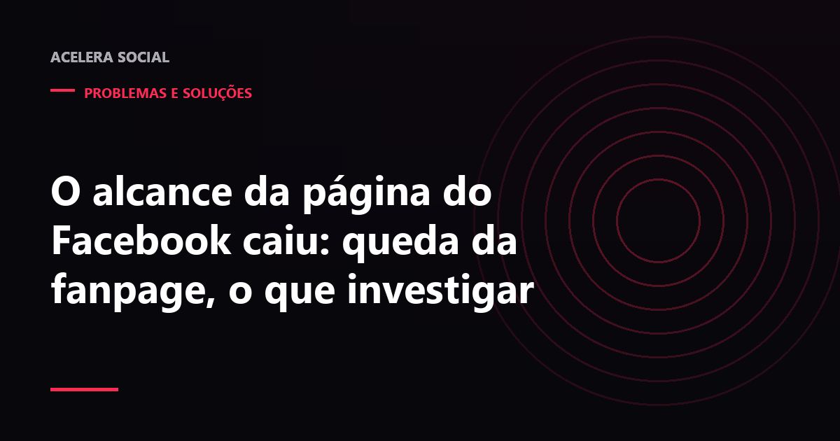 Gráfico de alcance com dois trechos destacados, um em declínio suave e outro em queda vertical