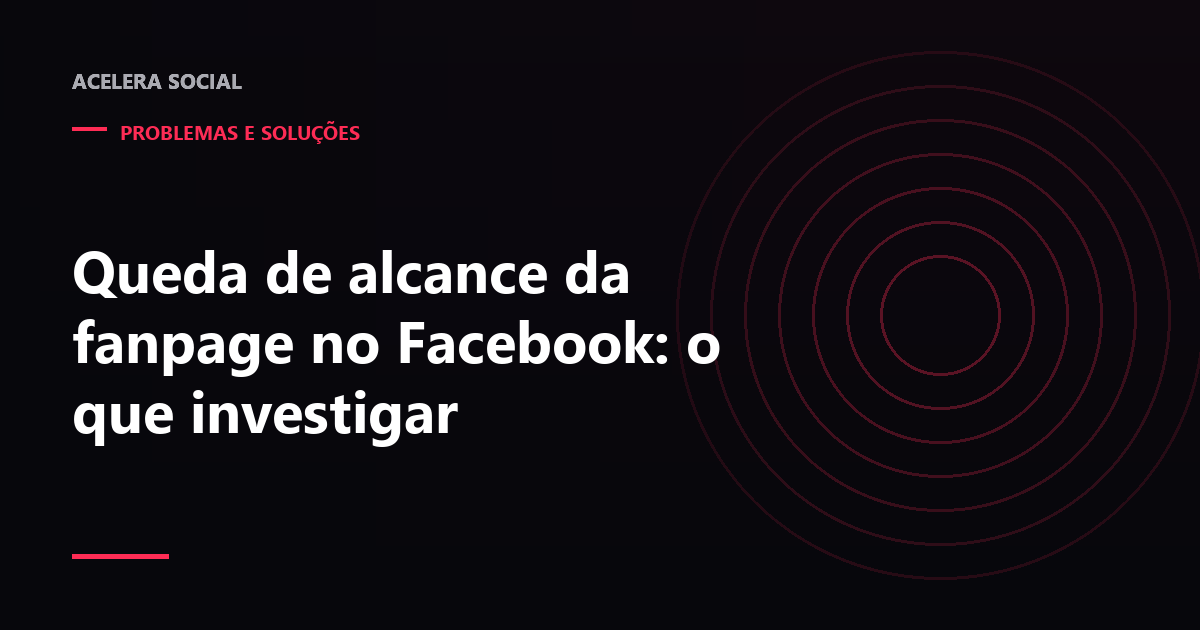 Gráfico de alcance com dois trechos destacados, um em declínio suave e outro em queda vertical
