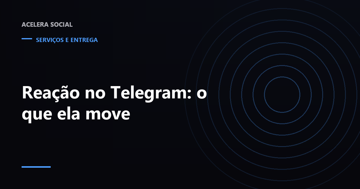 Fileira de emojis com contadores sob mensagens de um canal do Telegram, uma delas sem nenhuma reação