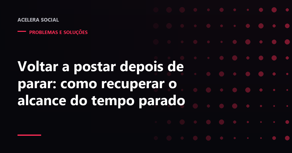 Linha do tempo com um intervalo vazio e uma curva de alcance reconstruindo devagar