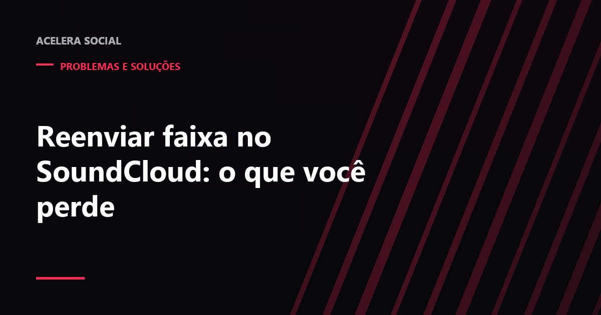 Forma de onda de uma faixa do SoundCloud com o contador voltando a zero e um endereço riscado ao lado