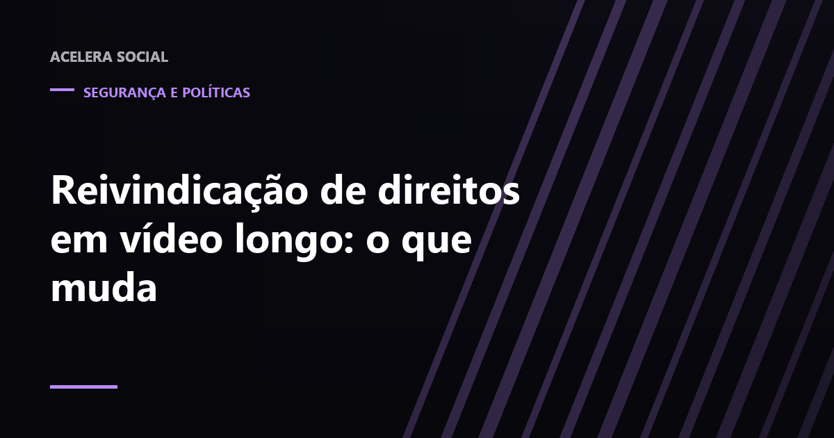 Linha do tempo de um vídeo de uma hora com um trecho marcado em vermelho ao lado de um mapa com países apagados