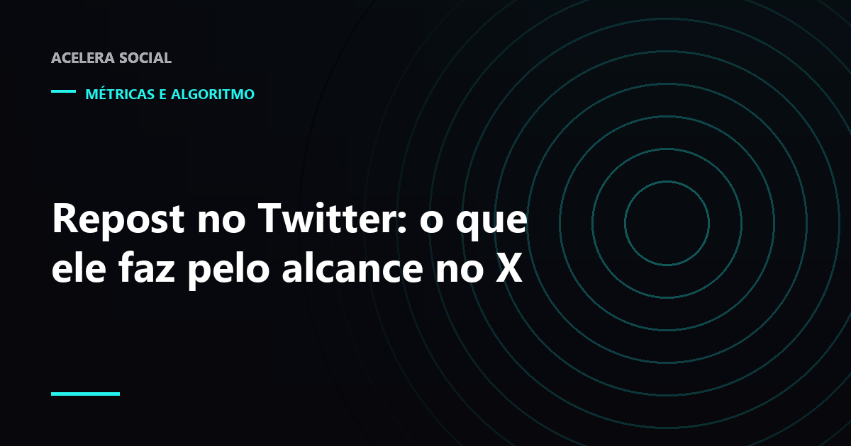 Diagrama de propagação de um post no X ramificando por reposts sucessivos