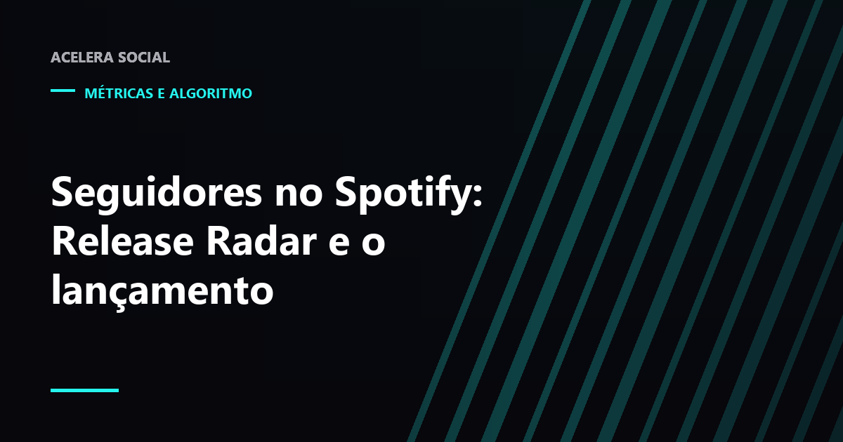 Tela de celular com uma playlist de lançamentos aberta e a capa de uma faixa nova no topo da lista