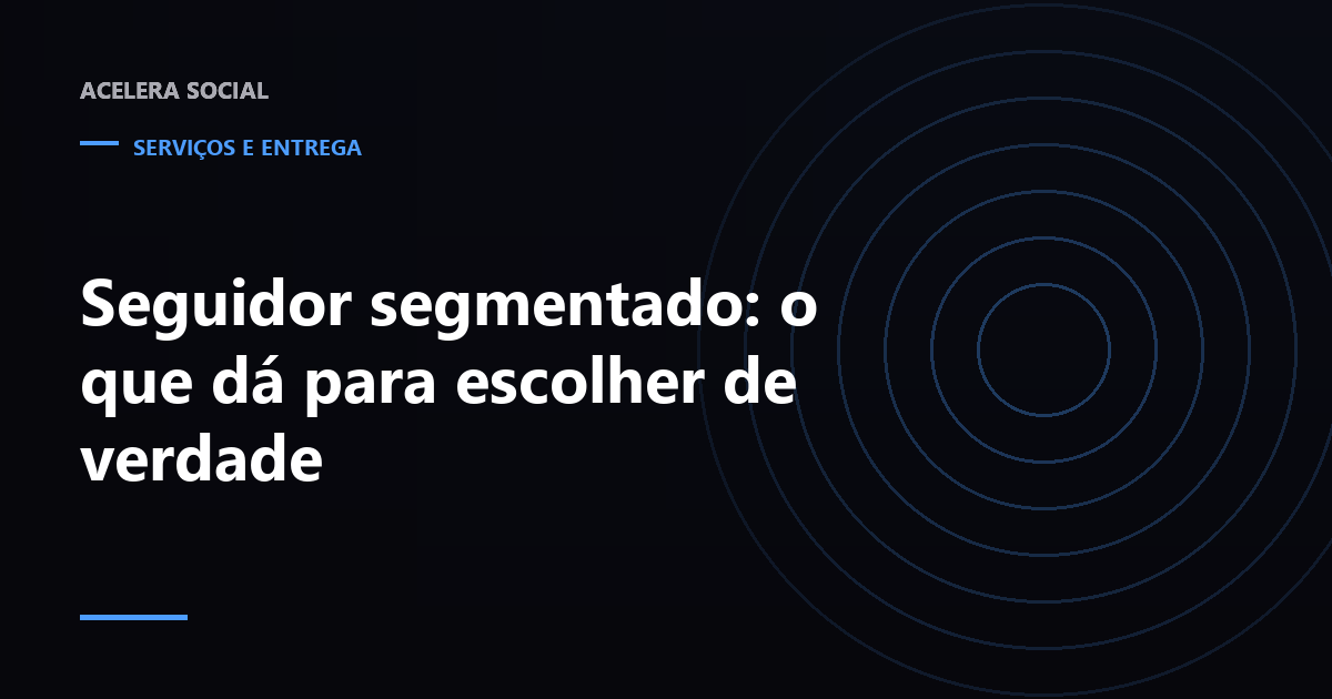 Painel de filtros com opções de país e gênero ativas e opções de cidade e nicho desativadas