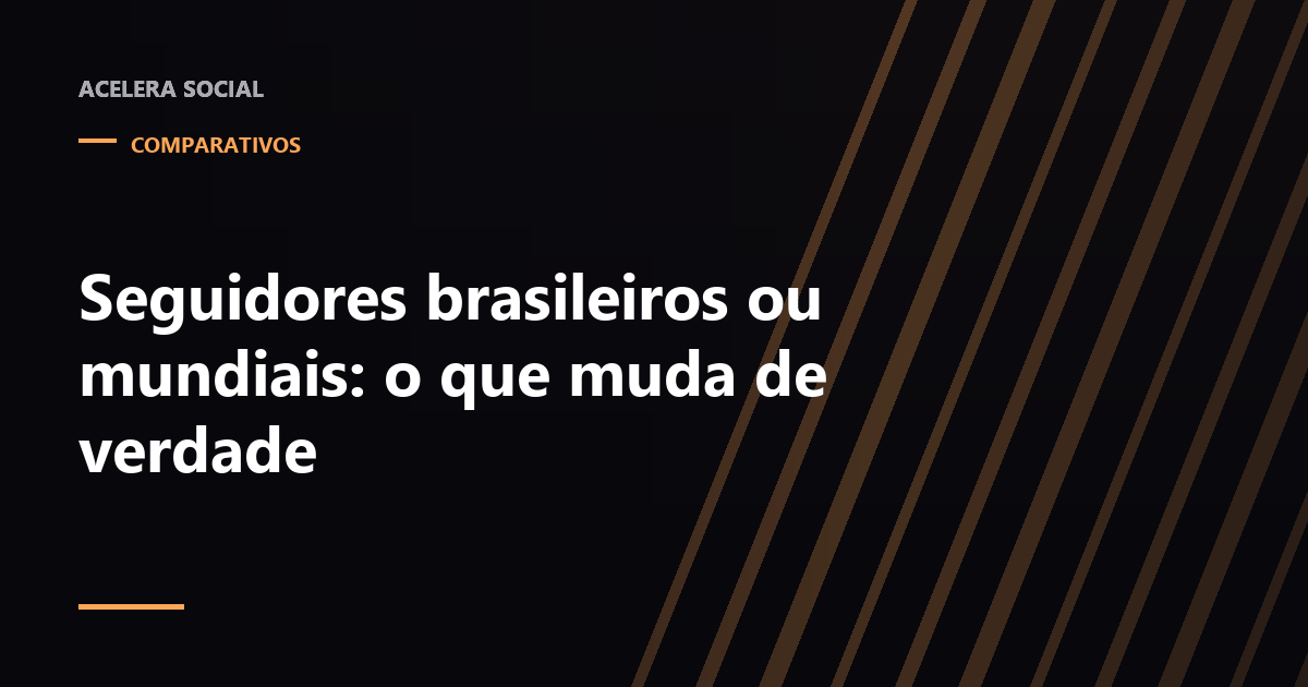 Dois grupos de avatares lado a lado, um com bandeira do Brasil e outro com globo terrestre